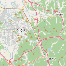 전주시 주변 일자리 지도 시안